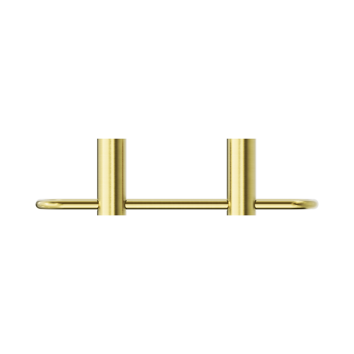 An image of Nero Tapware New Mecca Towel Ring Brushed Gold