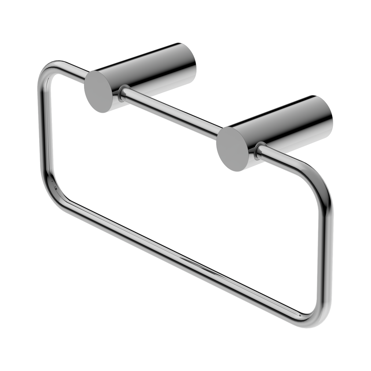 An image of Nero Tapware New Mecca Towel Ring Chrome