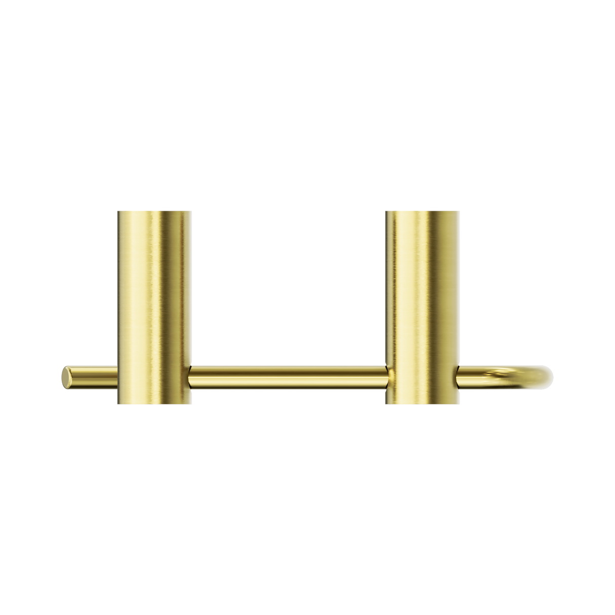 An image of Nero Tapware New Mecca Toilet Roll Holder Brushed Gold