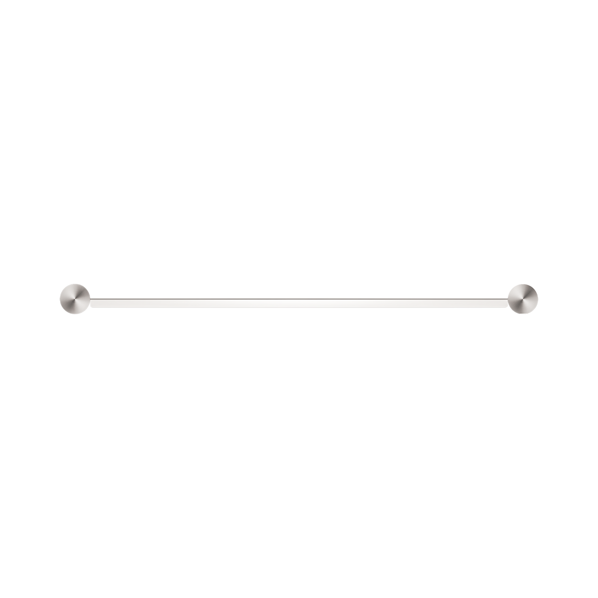 An image of Nero Tapware New Mecca Metal Shower Shelf Brushed Nickel