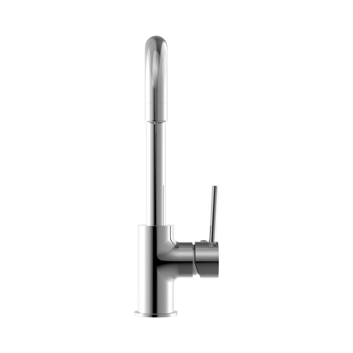 An image of Nero Tapware Dolce Kitchen Mixer Square Shape Chrome