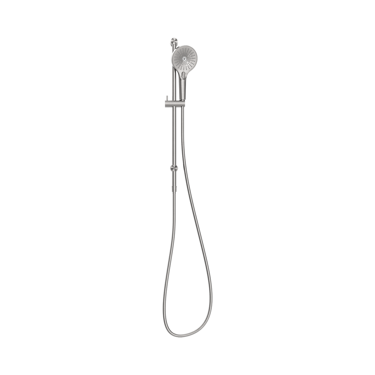 An image of Nero Tapware Opal Shower Rail Brushed Nickel