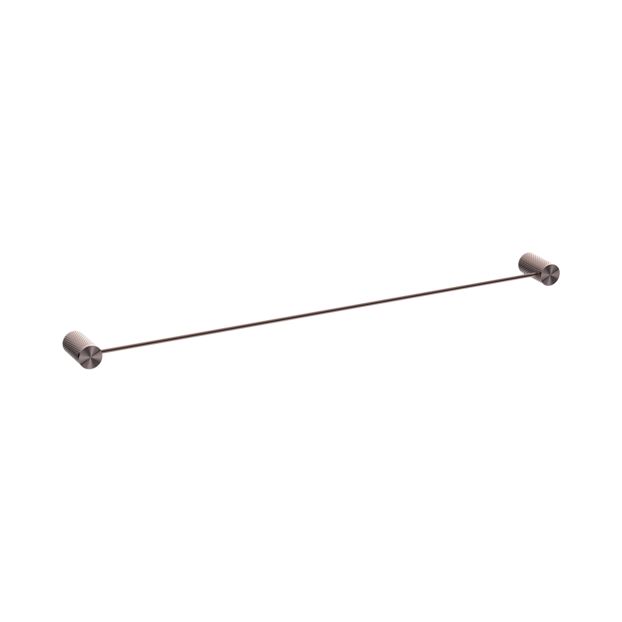An image of Nero Tapware Opal Single Towel Rail 800mm Brushed Bronze