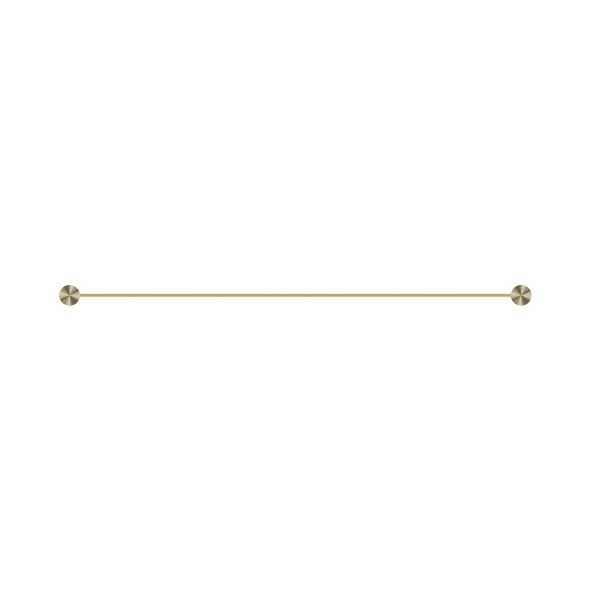 An image of Nero Tapware Opal Double Towel Rail 800mm Brushed Gold