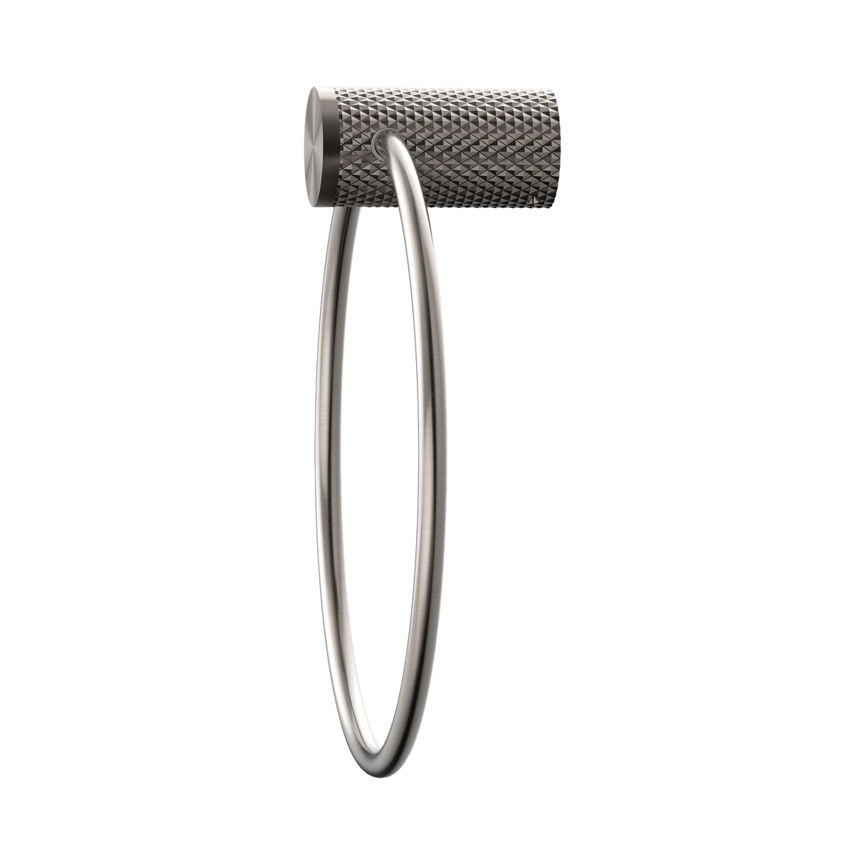 An image of Nero Tapware Opal Towel Ring Brushed Nickel