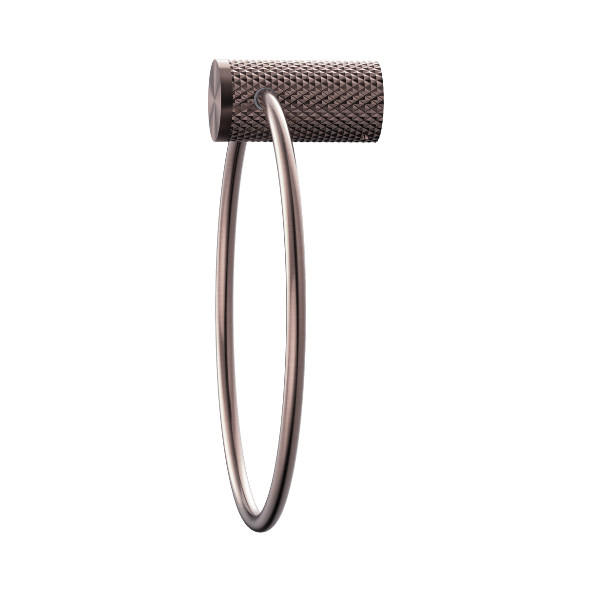 An image of Nero Tapware Opal Towel Ring Brushed Bronze