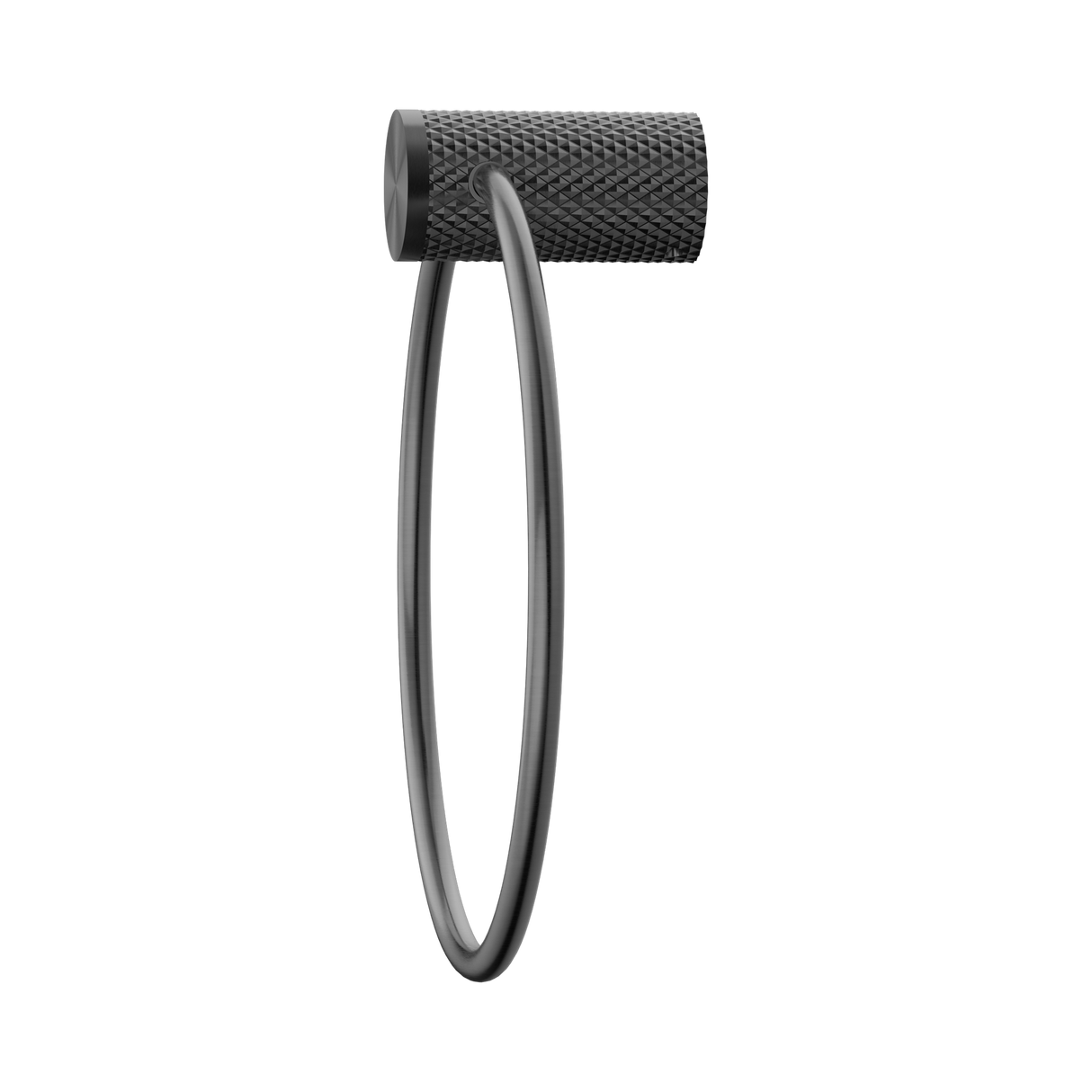 An image of Nero Tapware Opal Towel Ring Graphite