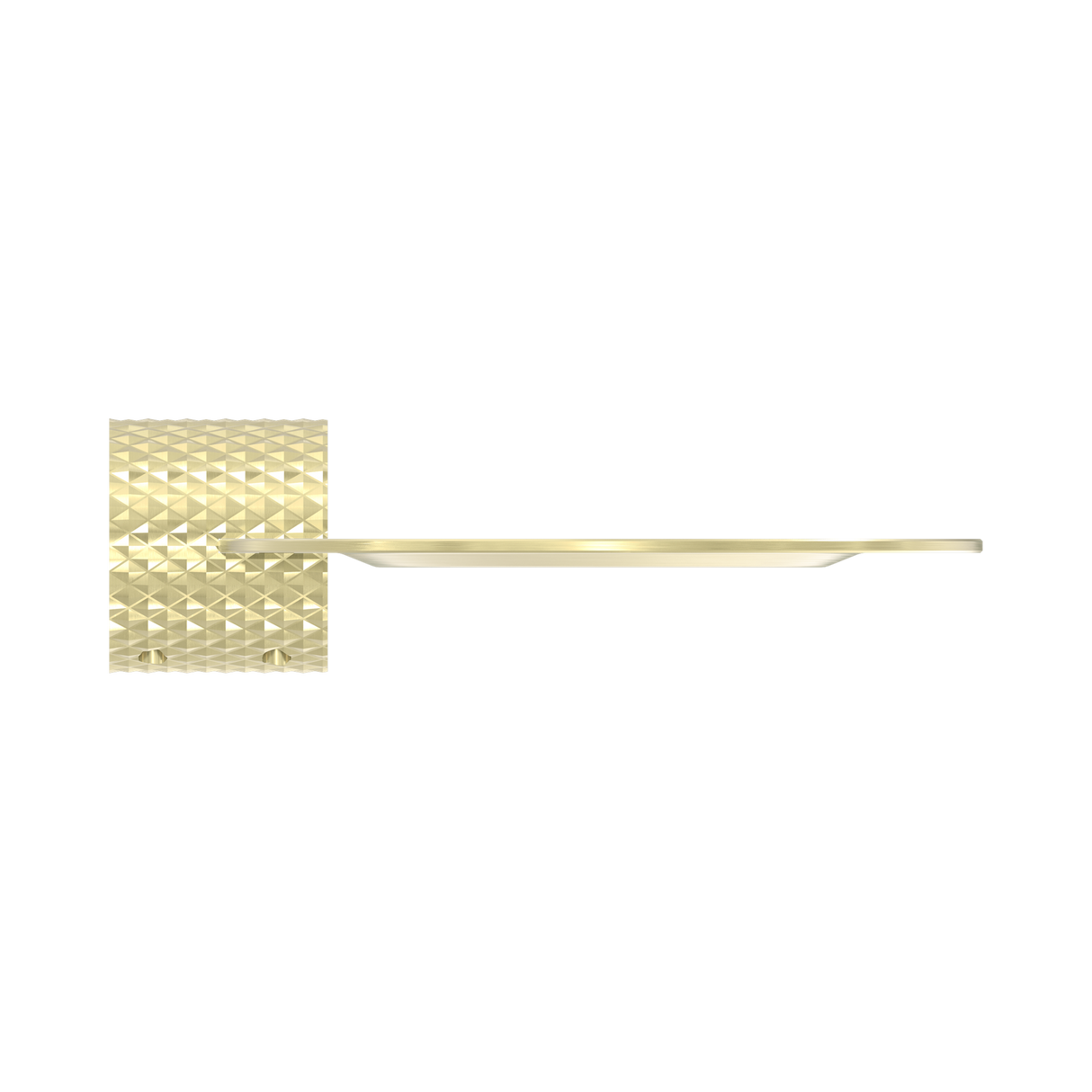 An image of Nero Tapware Opal Metal Shower Shelf Brushed Gold