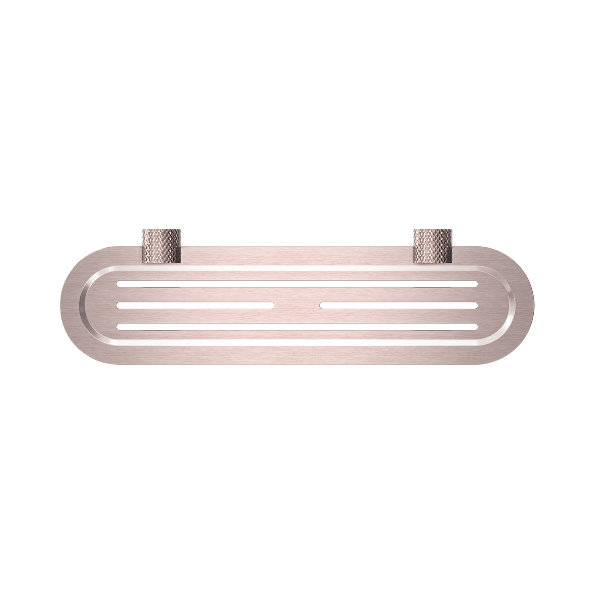 An image of Nero Tapware Opal Metal Shower Shelf Brushed Bronze