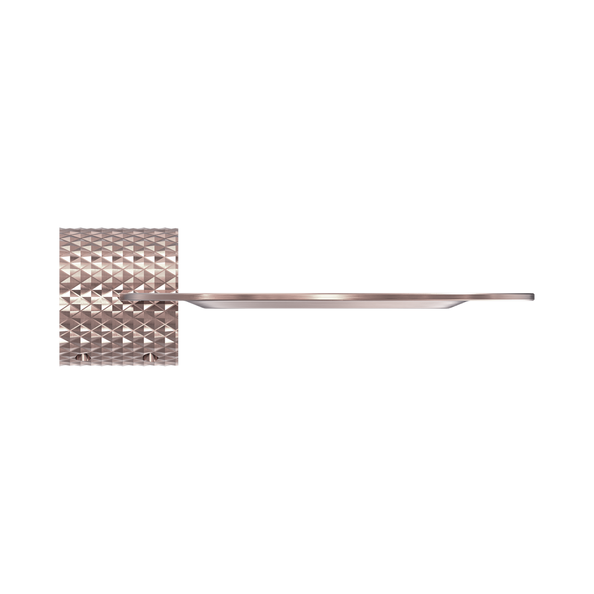 An image of Nero Tapware Opal Metal Shower Shelf Brushed Bronze