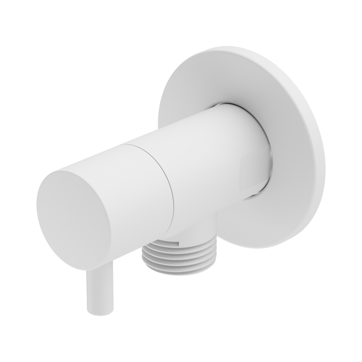 An image of Nero Tapware Mini Cistern Stop Matte White
