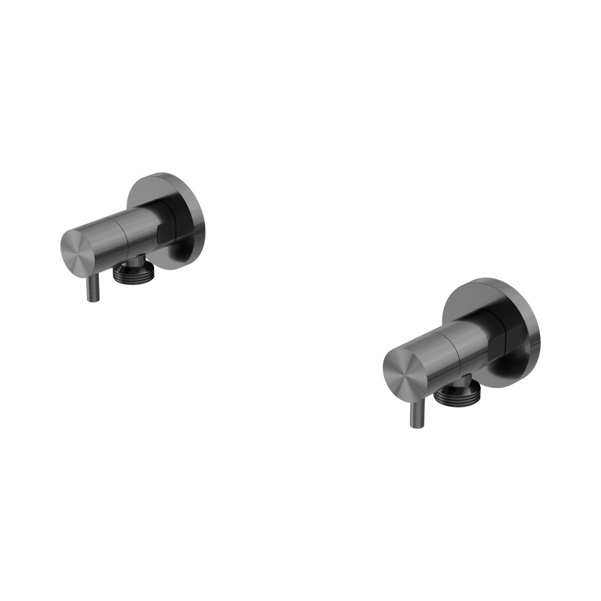 An image of Nero Tapware Washing Machine Tap Set Graphite
