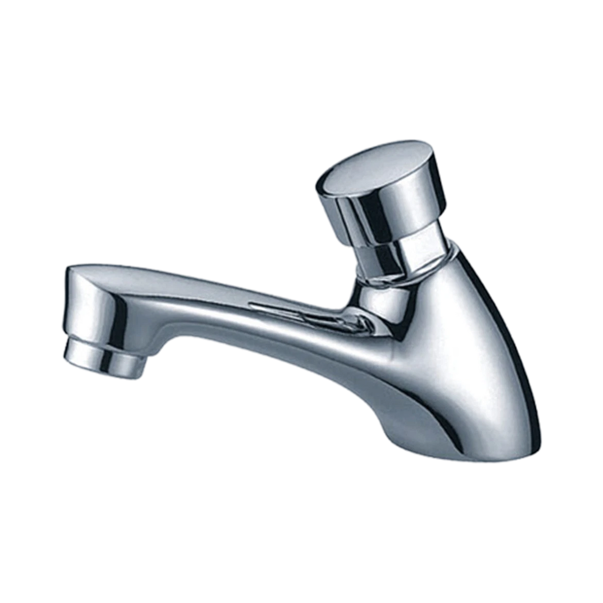 An image of Nero Tapware Classic Push Tap Chrome