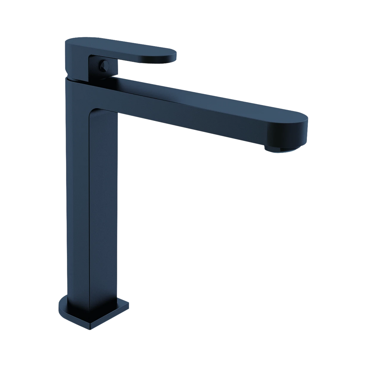 An image of Nero Tapware Ecco Tall Basin Mixer Matte Black