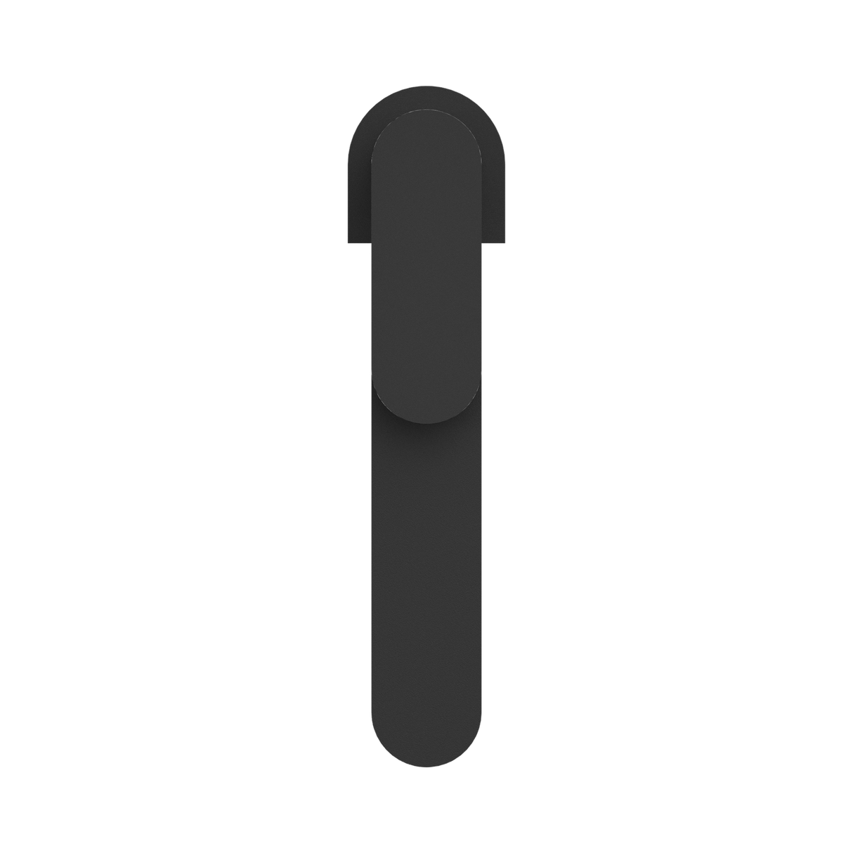 An image of Nero Tapware Ecco Tall Basin Mixer Matte Black