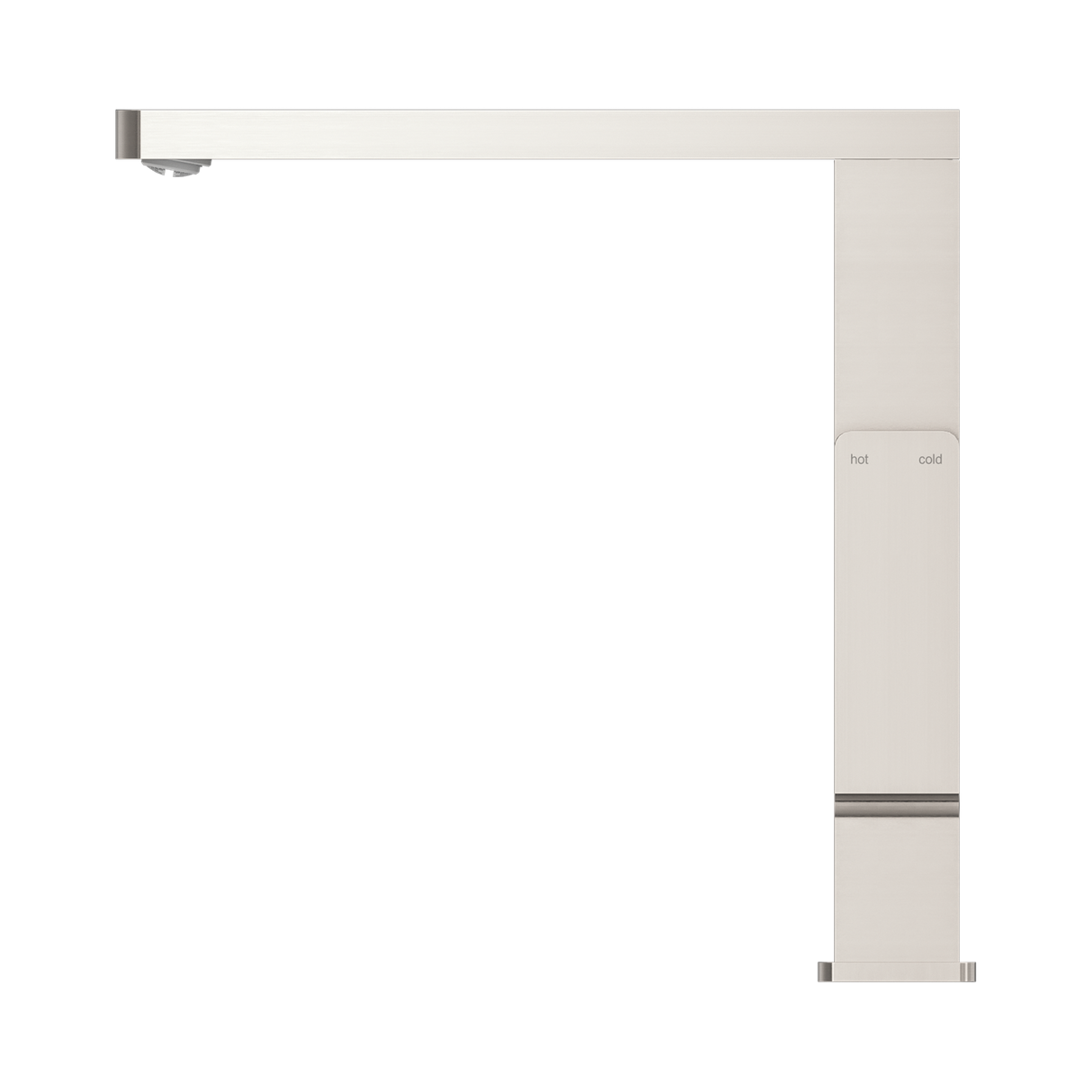 An image of Nero Tapware Celia Kitchen Mixer Brushed Nickel
