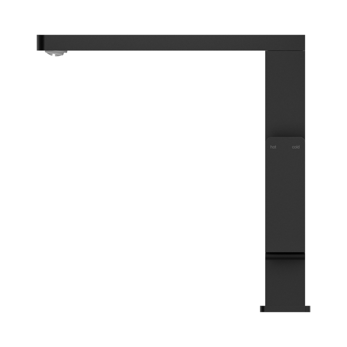 An image of Nero Tapware Celia Kitchen Mixer Matte Black
