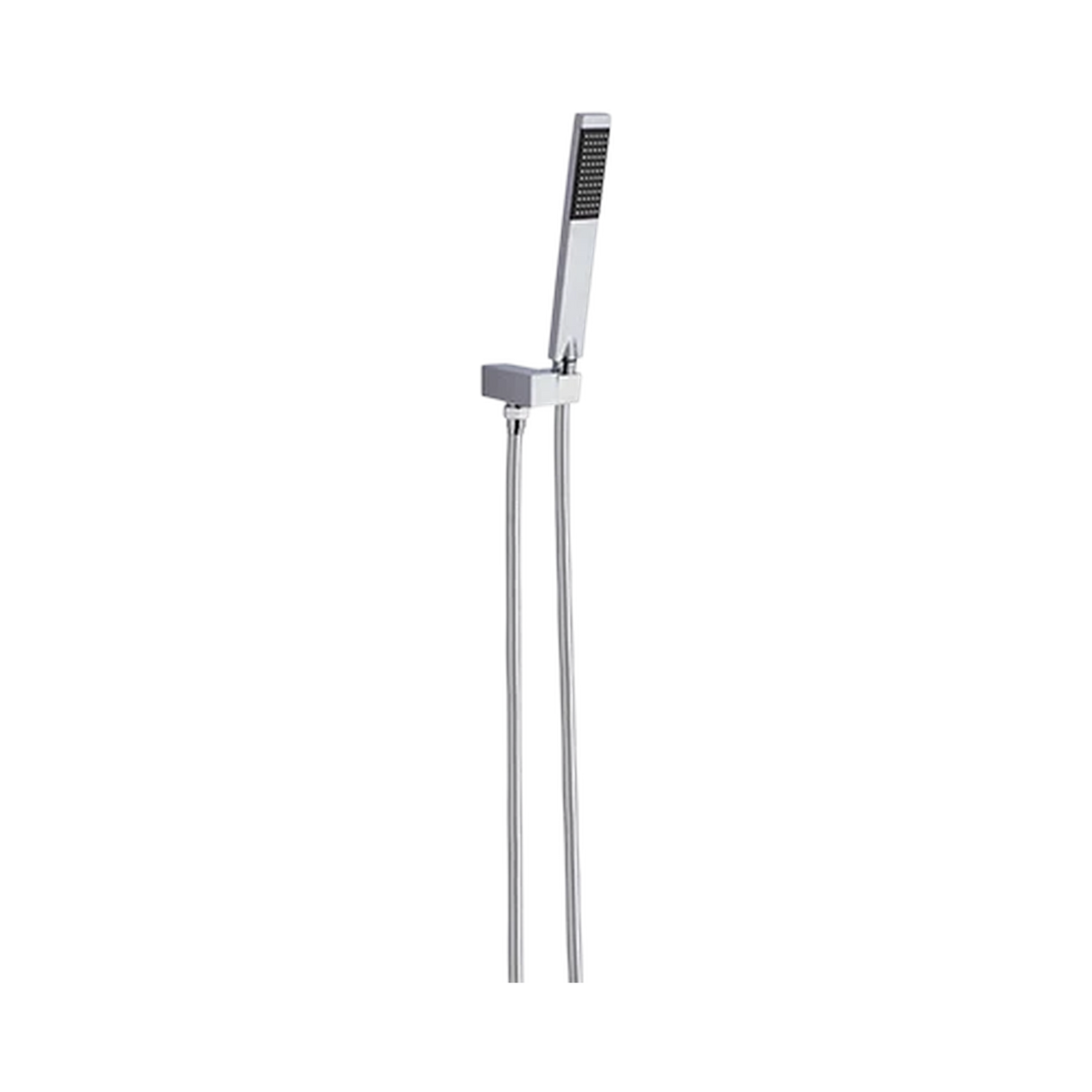 An image of Nero Tapware Square Shower On Bracket Chrome