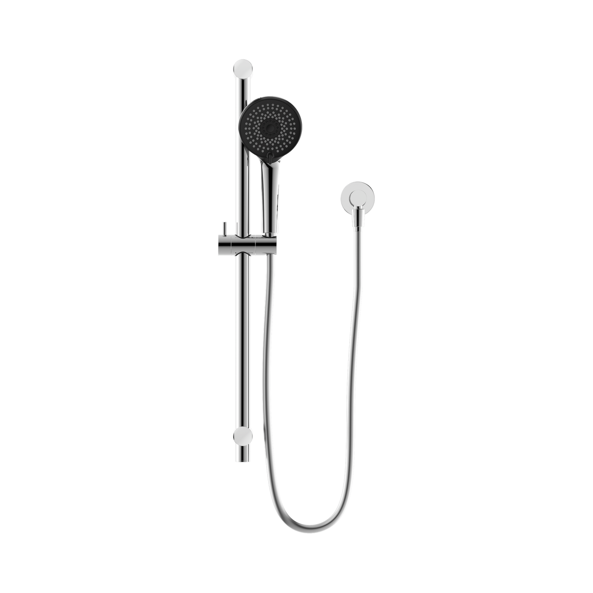 An image of Nero Tapware Round Metal Project Rail Shower Chrome