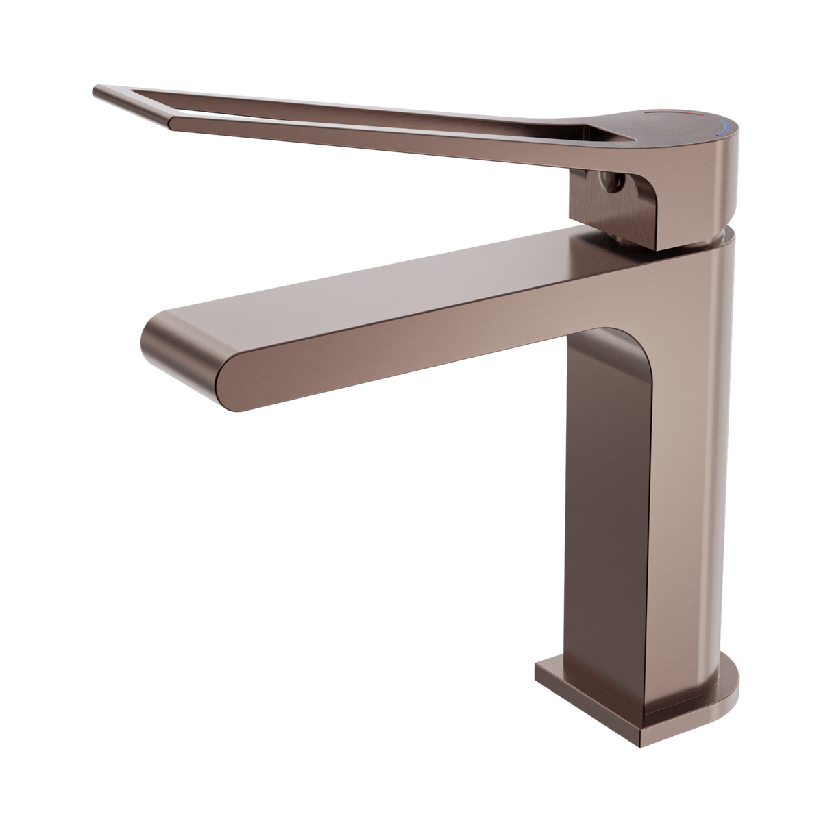 An image of Nero Tapware Bianca Care Basin Mixer Brushed Bronze