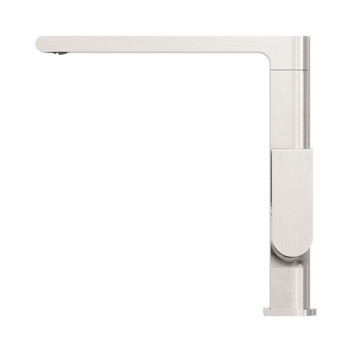 An image of Nero Tapware Bianca Kitchen Mixer Brushed Nickel