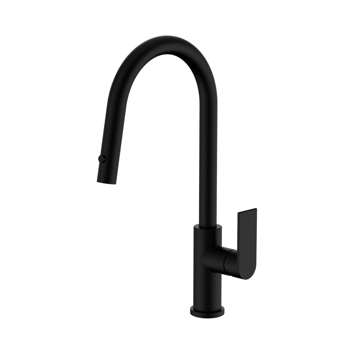An image of Nero Tapware Bianca Pull Out Sink Mixer With Vegie Spray Function Matte Black