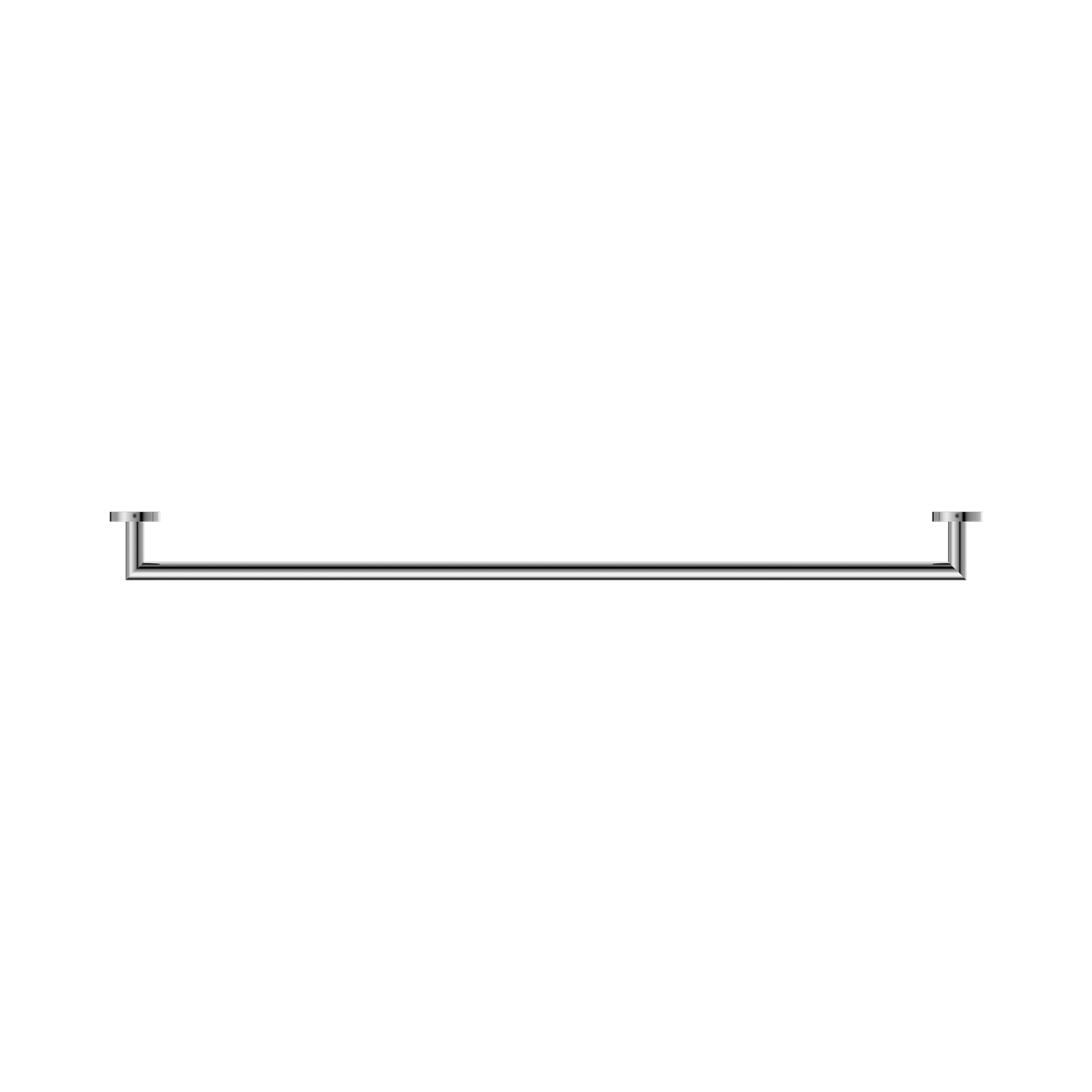 An image of Nero Tapware Dolce Single Towel Rail 900mm Chrome