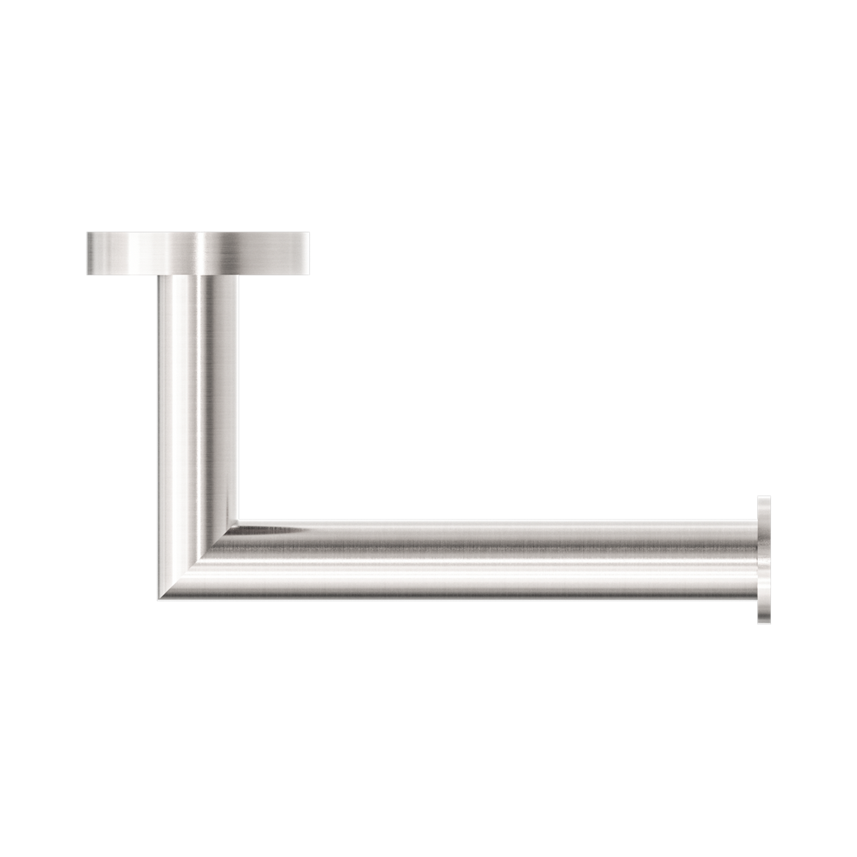 An image of Nero Tapware Dolce Toilet Roll Holder Brushed Nickel