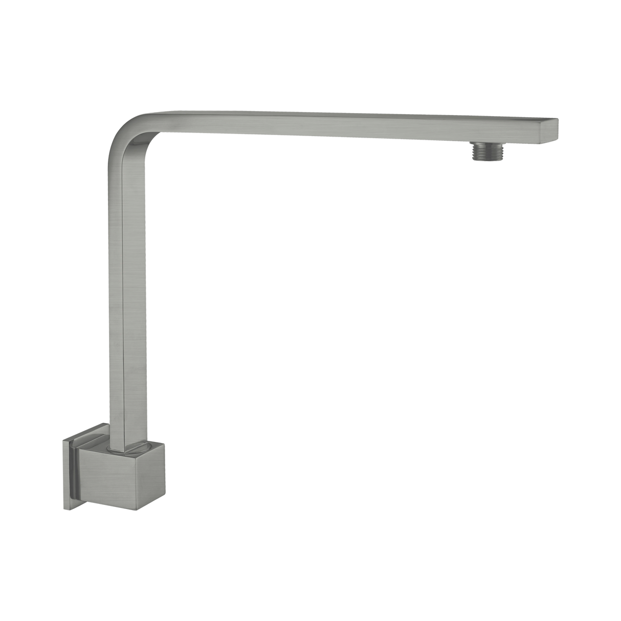 An image of Nero Tapware Square Swivel Shower Arm Gun Metal