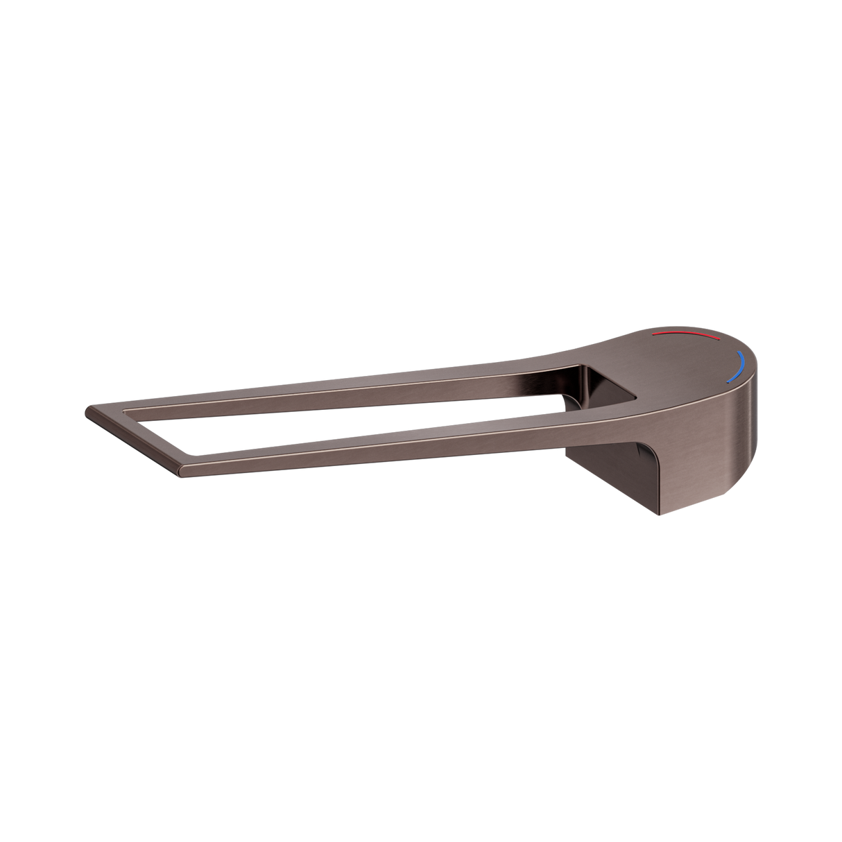 An image of Nero Tapware Bianca Basin Mixer Care Handle Only Brushed Bronze