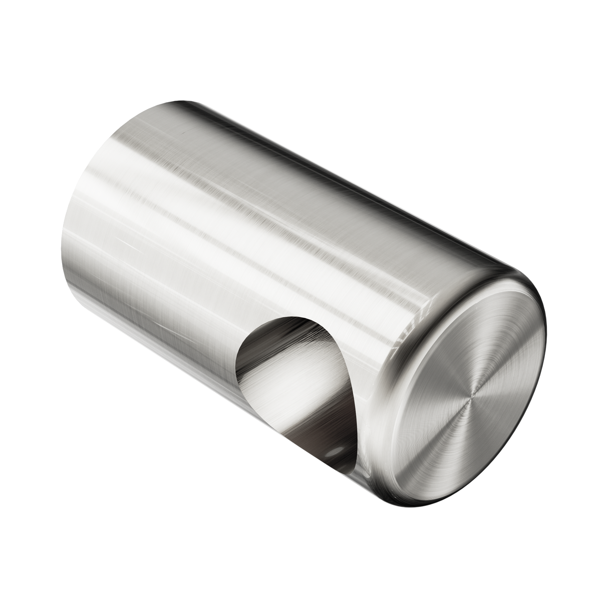 An image of Nero Tapware Mecca Care Make Your Own 32mm Grab Rail End Bracket Brushed Nickel