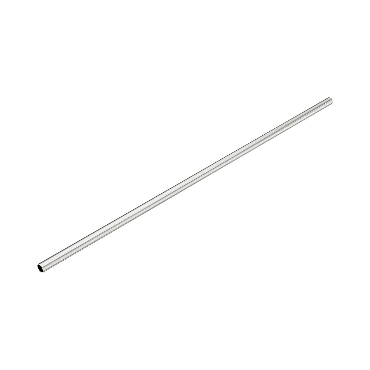 An image of Nero Tapware Mecca Care Make Your Own 25mm Diameter Grab Rail 1200mm Length Brushed Nickel