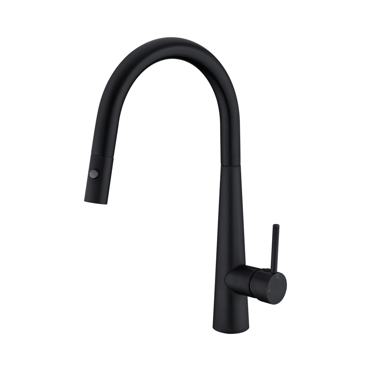 An image of Nero Tapware Dolce Pull Out Sink Mixer With Vegie Spray Function Matte Black