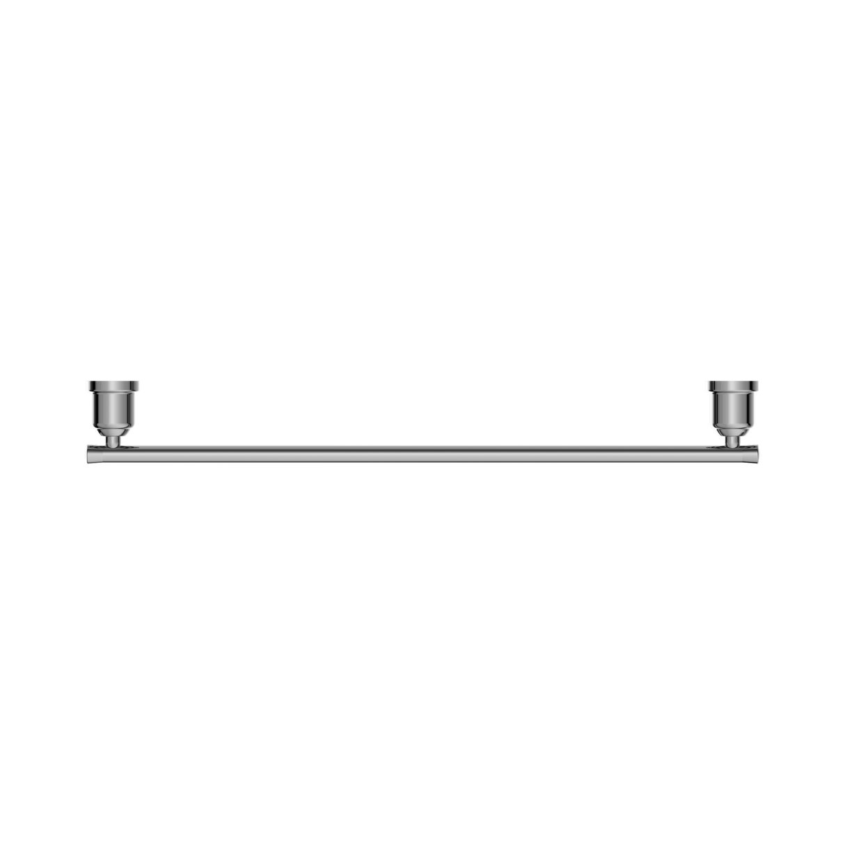 An image of Nero Tapware York Single Towel Rail 600mm Chrome