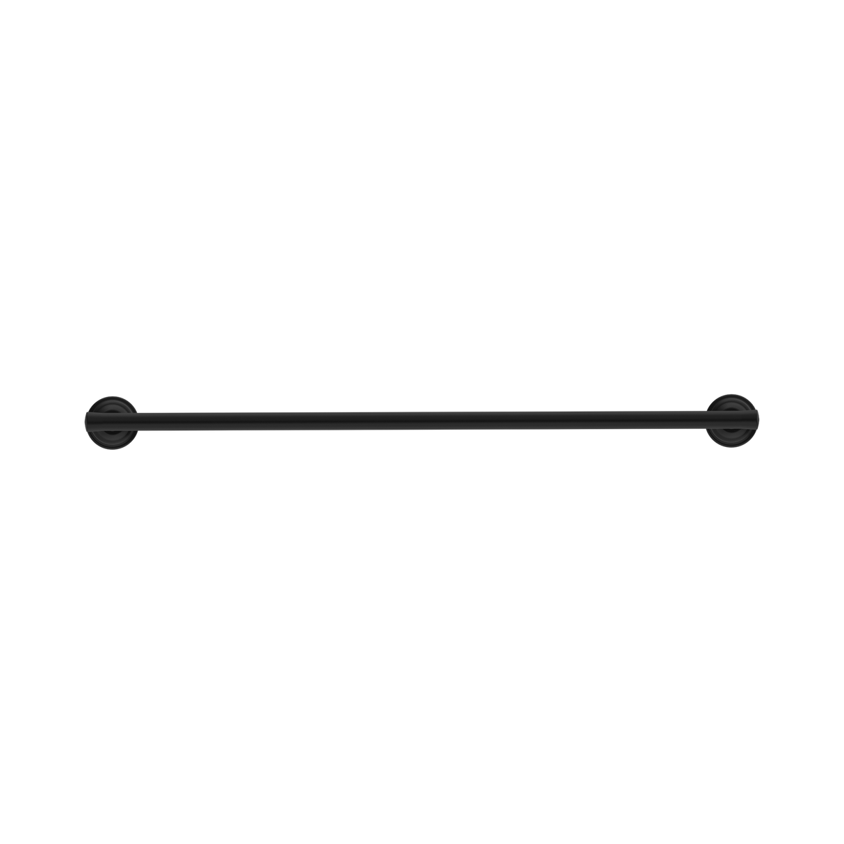 An image of Nero Tapware York Double Towel Rail 600mm Matte Black