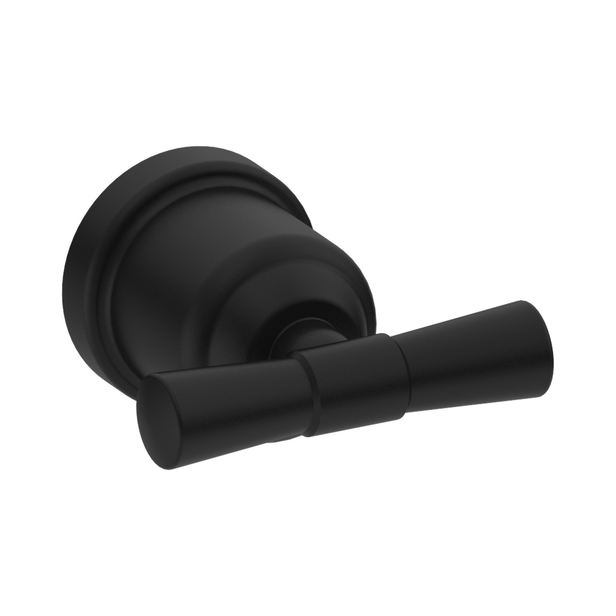 An image of Nero Tapware York Robe Hook Matte Black