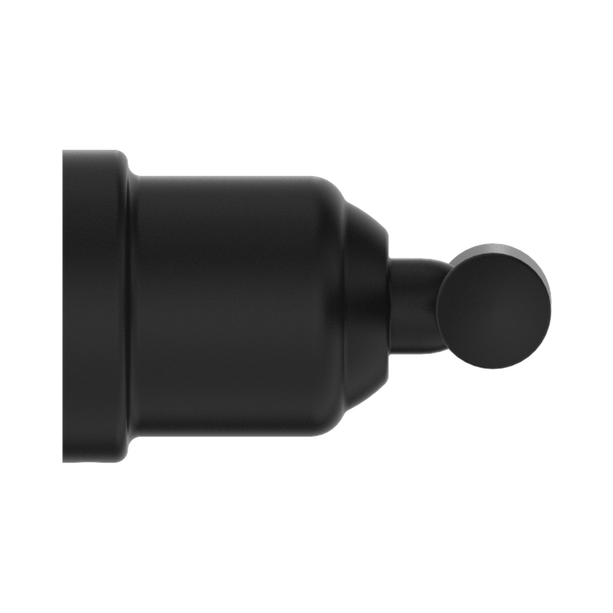 An image of Nero Tapware York Robe Hook Matte Black