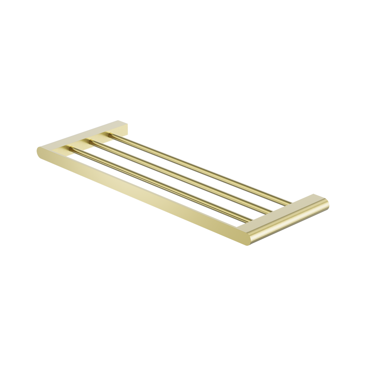 An image of Nero Tapware Bianca Towel Rack Brushed Gold