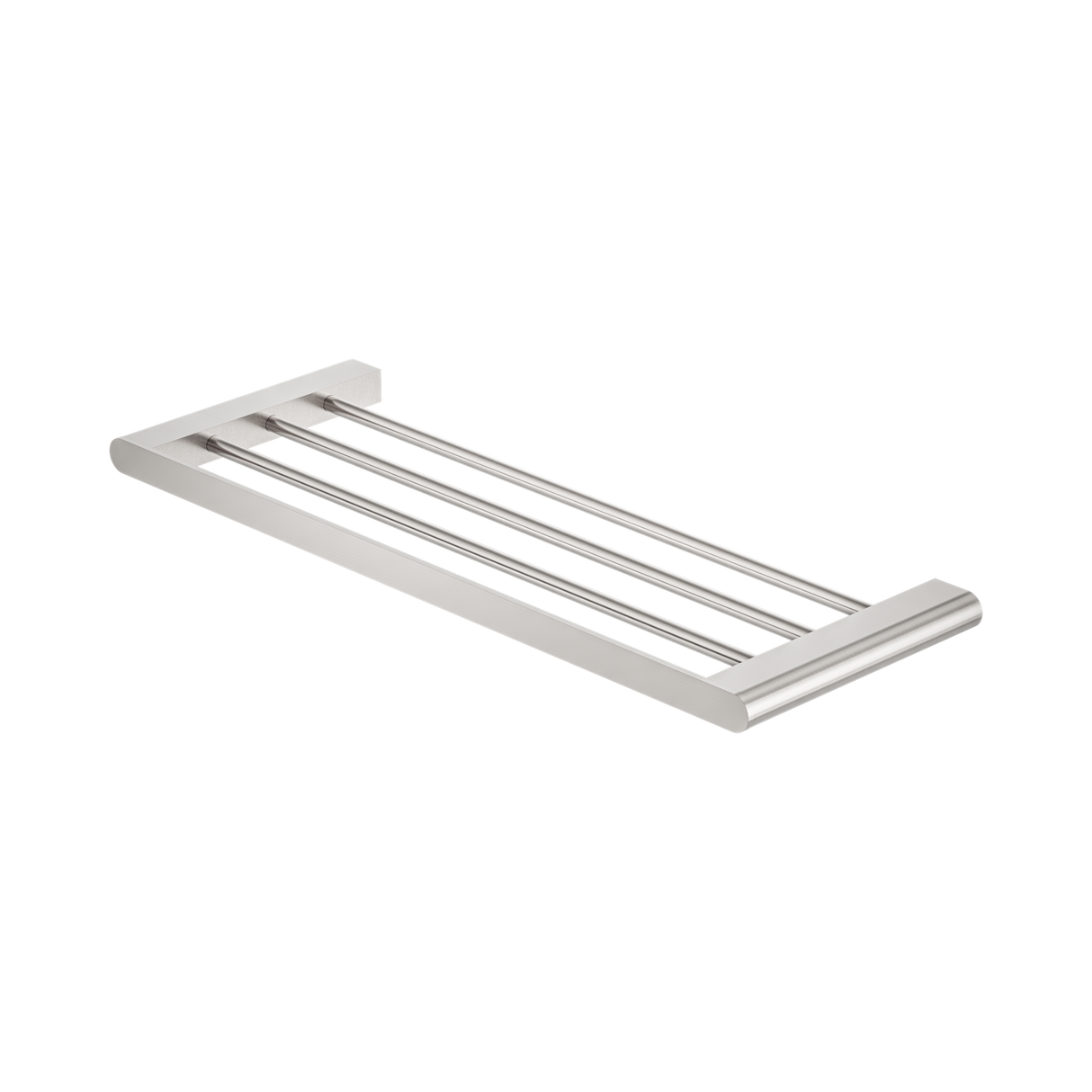 An image of Nero Tapware Bianca Towel Rack Brushed Nickel