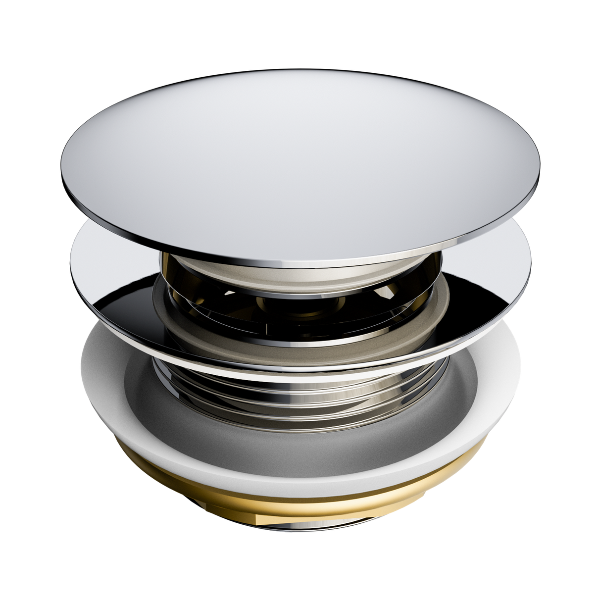 An image of Nero Tapware Short Pop Up Bath Waste 40mm Chrome