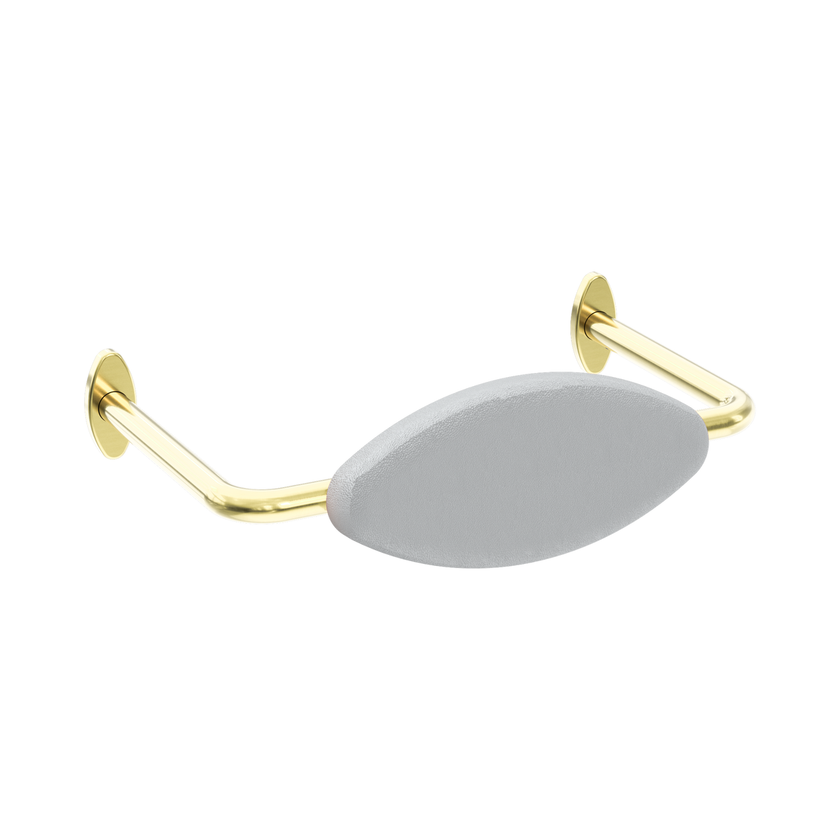 An image of Nero Tapware Mecca Care DDA Accessible Toilet Backrest Brushed Gold