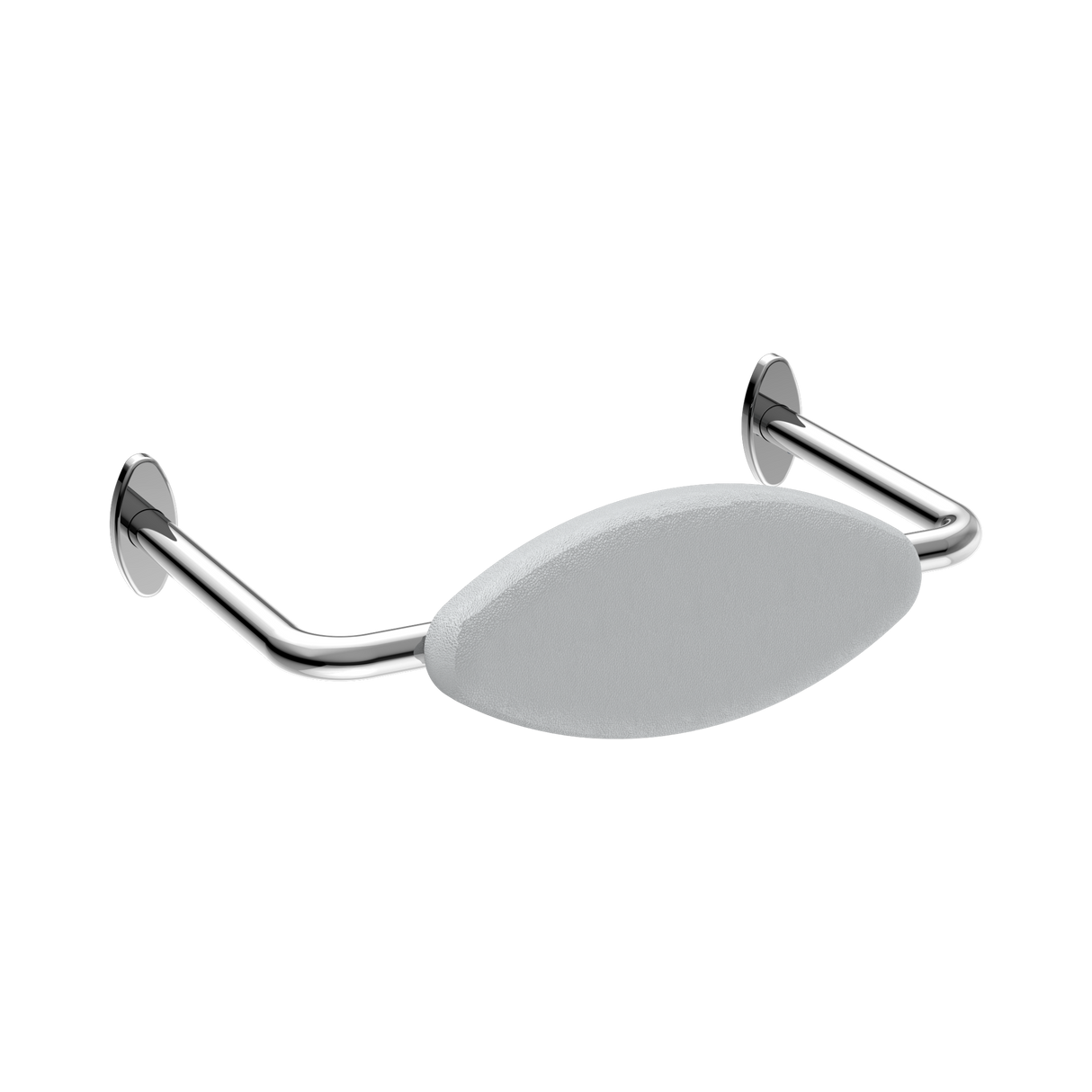 An image of Nero Tapware Mecca Care DDA Accessible Toilet Backrest Chrome