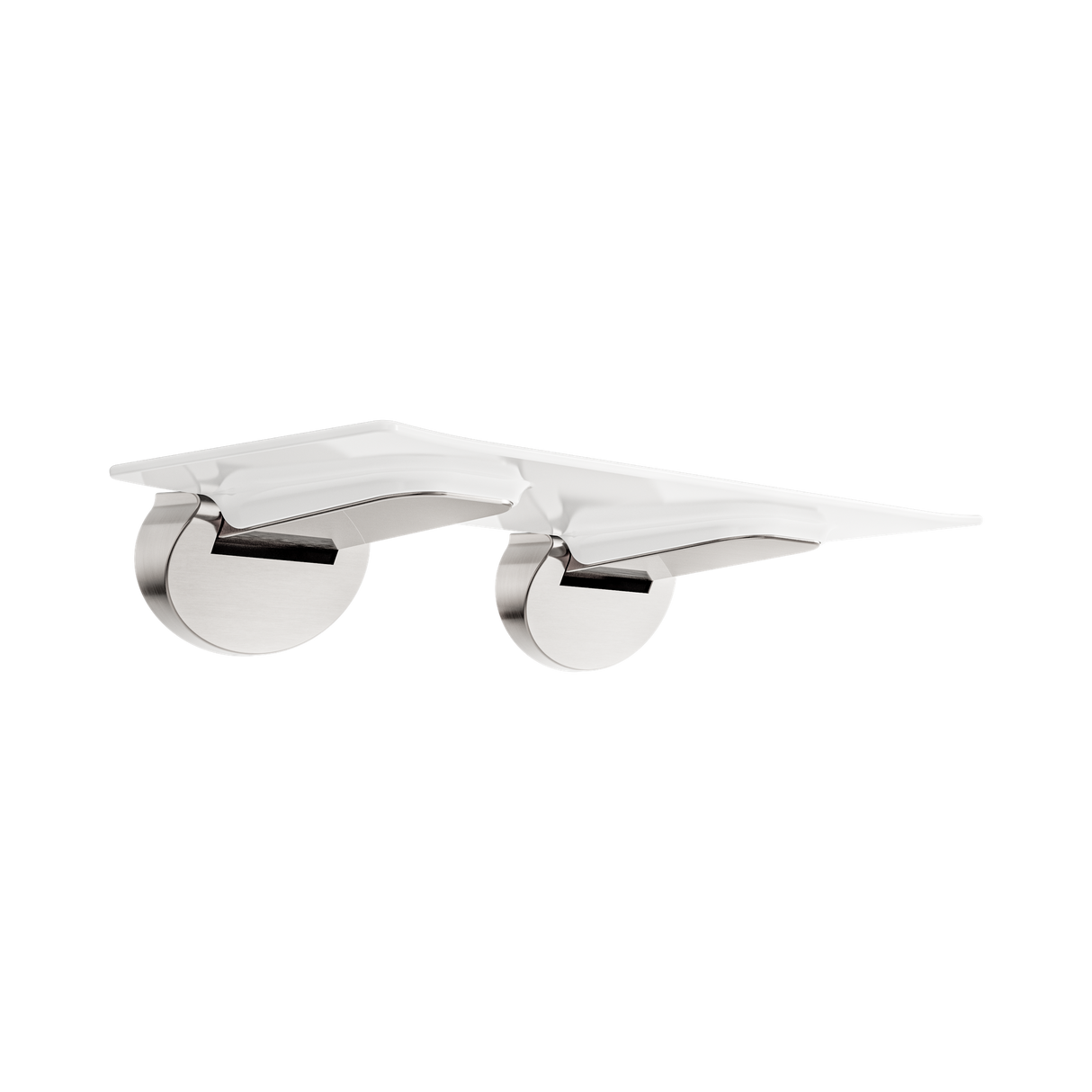 An image of Nero Tapware Mecca Care Shower Seat 960X330mm Brushed Nickel