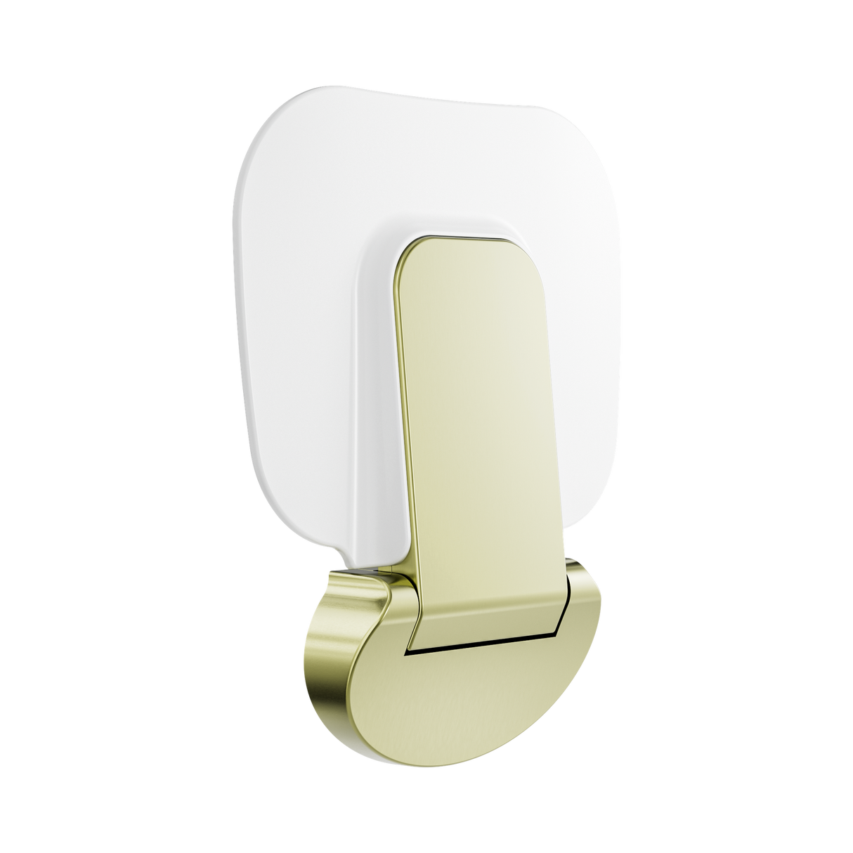 An image of Nero Tapware Mecca Care Shower Seat 400X330mm Brushed Gold