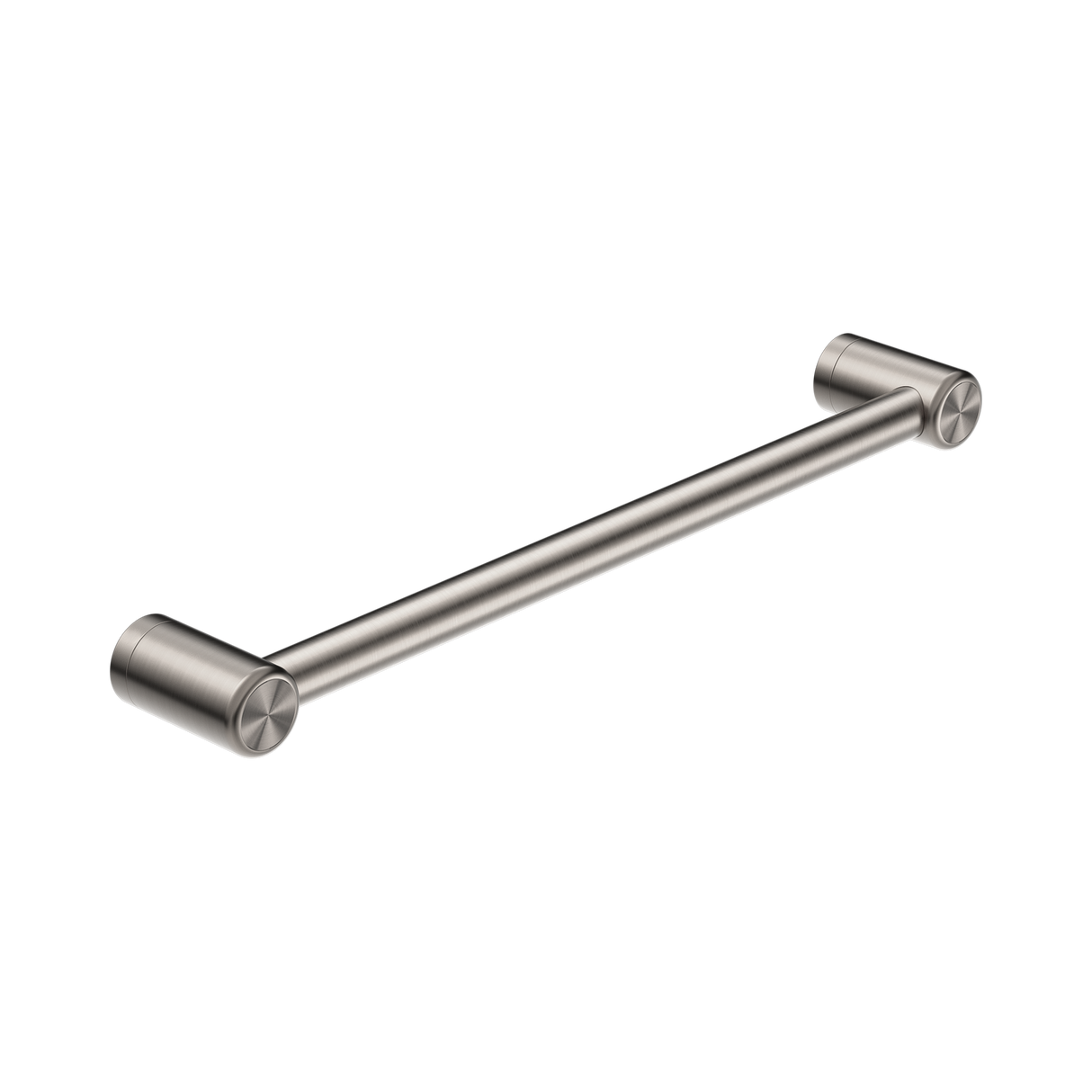 An image of Nero Tapware Mecca Care 25mm Grab Rail 450mm Brushed Nickel