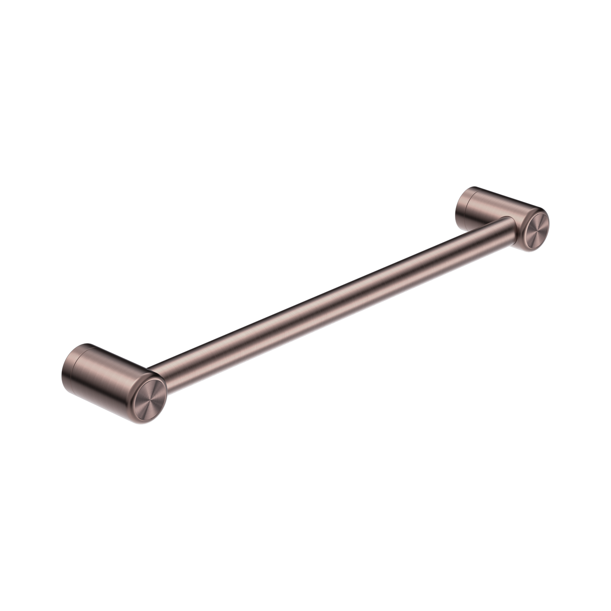 An image of Nero Tapware Mecca Care 25mm Grab Rail 450mm Brushed Bronze