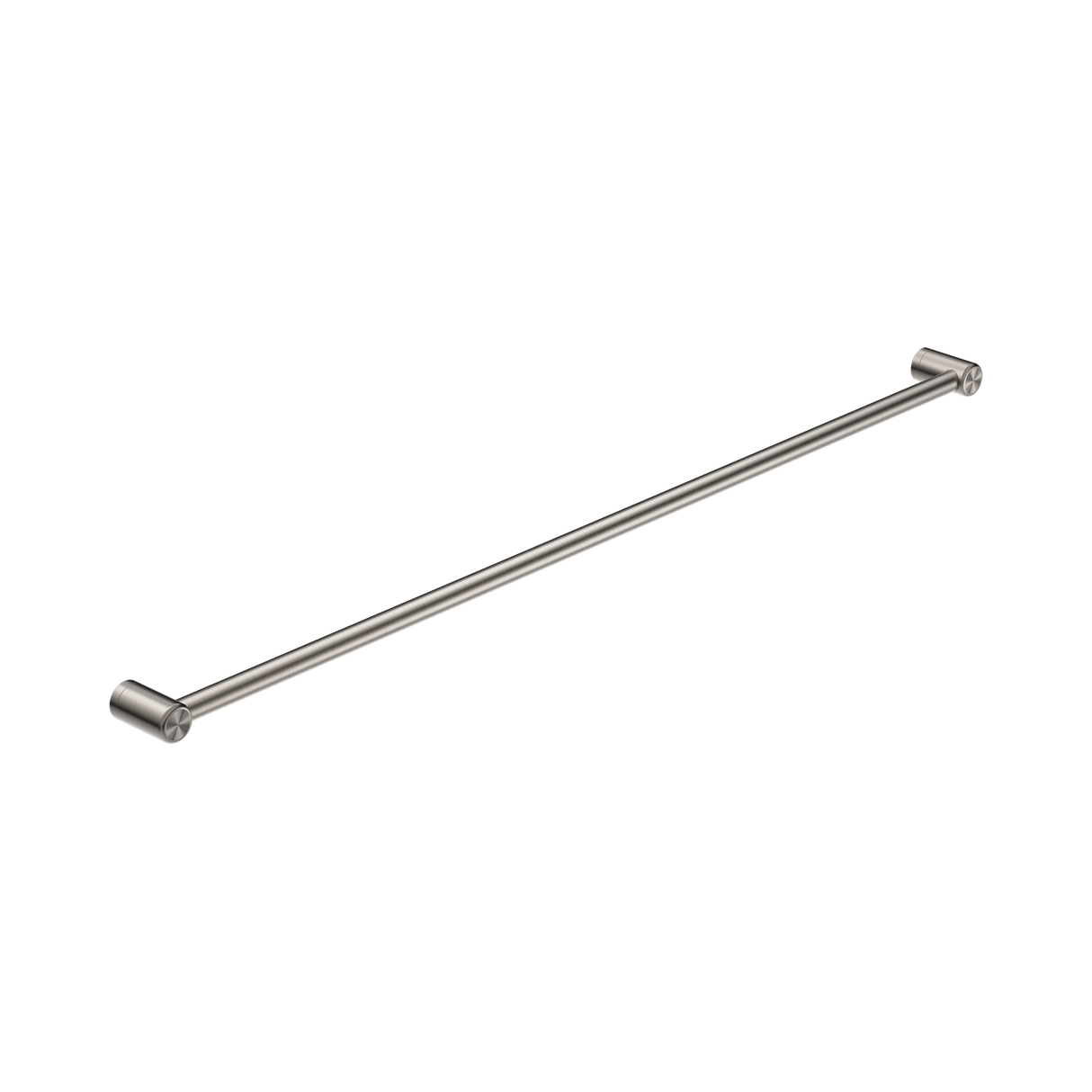An image of Nero Tapware Mecca Care 25mm Grab Rail 1200mm Brushed Nickel