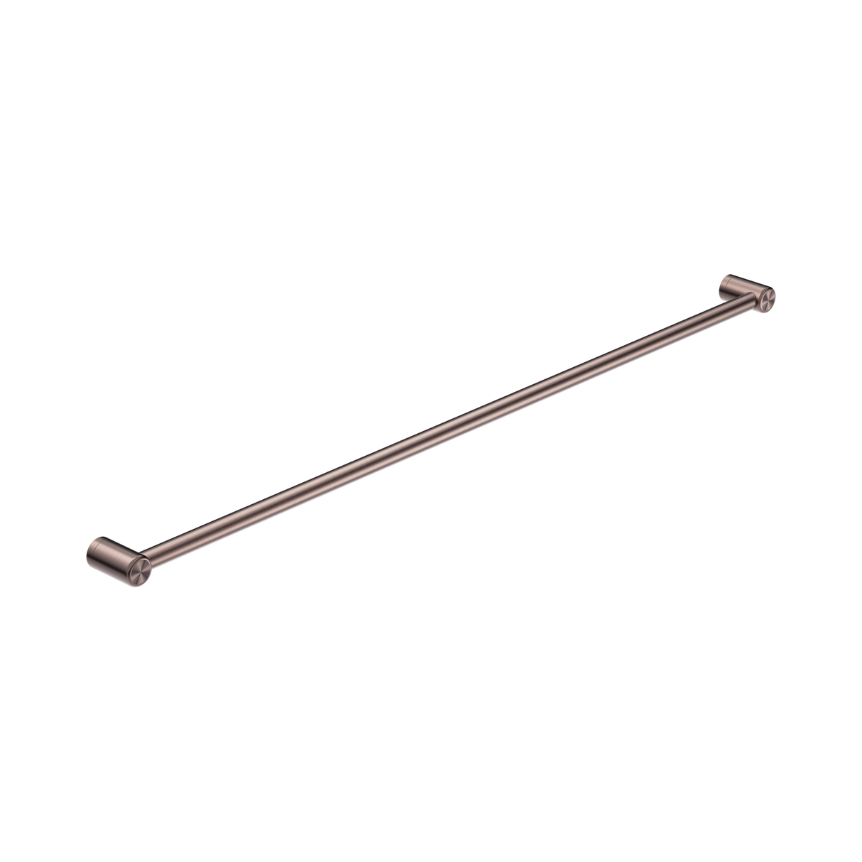 An image of Nero Tapware Mecca Care 25mm Grab Rail 1200mm Brushed Bronze