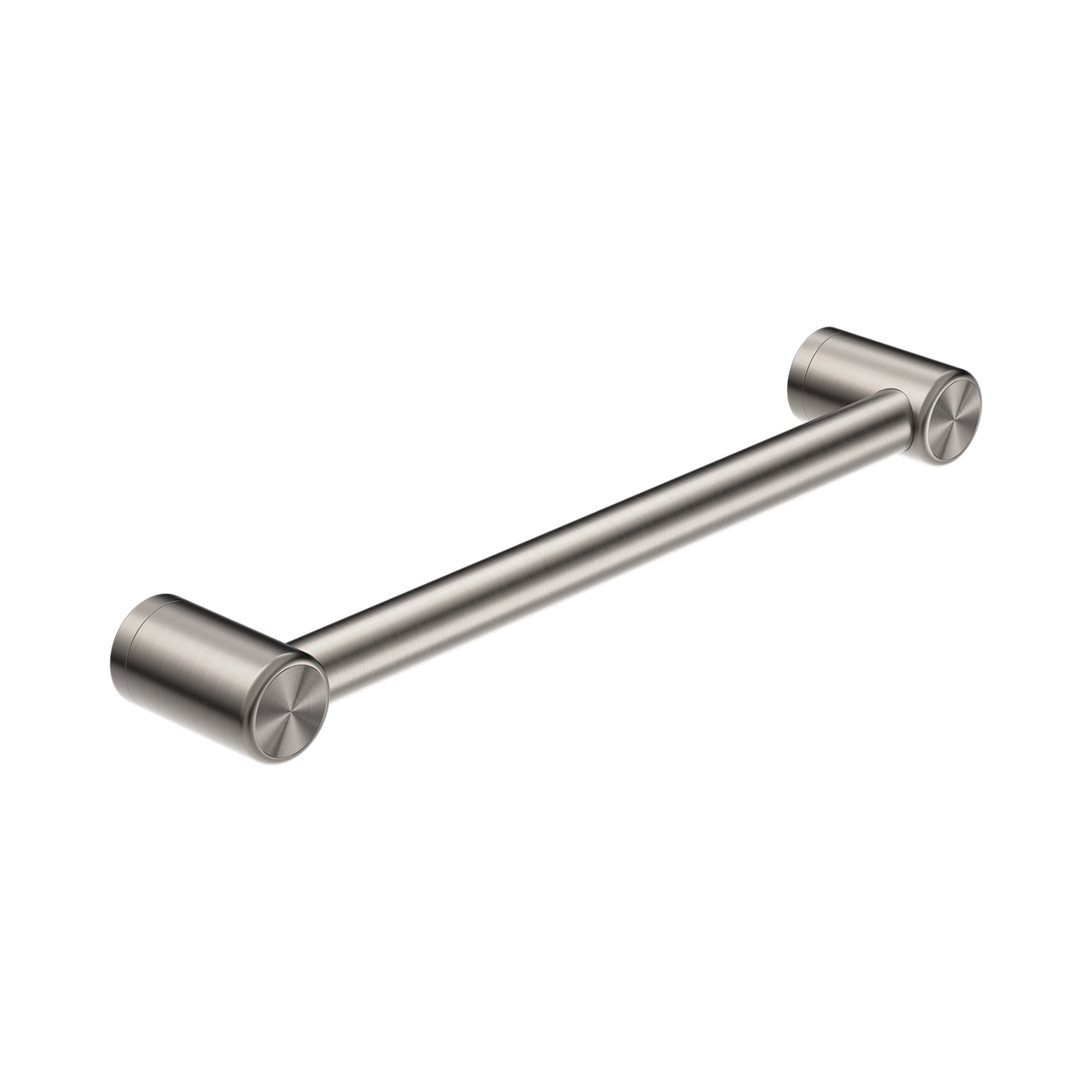 An image of Nero Tapware Mecca Care 32mm Grab Rail 450mm Brushed Nickel