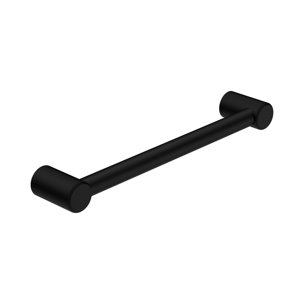 An image of Nero Tapware Mecca Care 32mm Grab Rail 450mm Matte Black